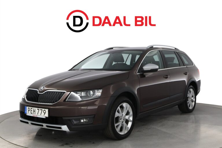 Škoda Octavia Scout 2.0 TDI 4x4 184HK PREMIUM DRAG VÄRMARE CANTON® B-KAMERA