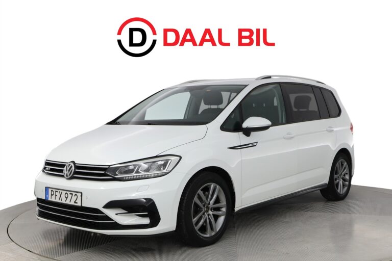 Volkswagen Touran 1.4 TSI 150HK R-LINE 7-SITS B-KAM P-VÄRM DRAG APP-CONN