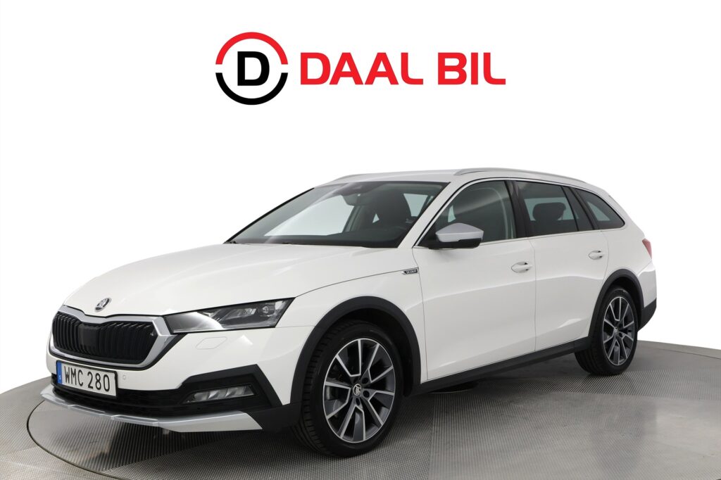 Škoda Octavia Scout 2.0 TDI 4x4 200HK KOMFORT DRAG B-KAMERA P-VÄRM APP-CON