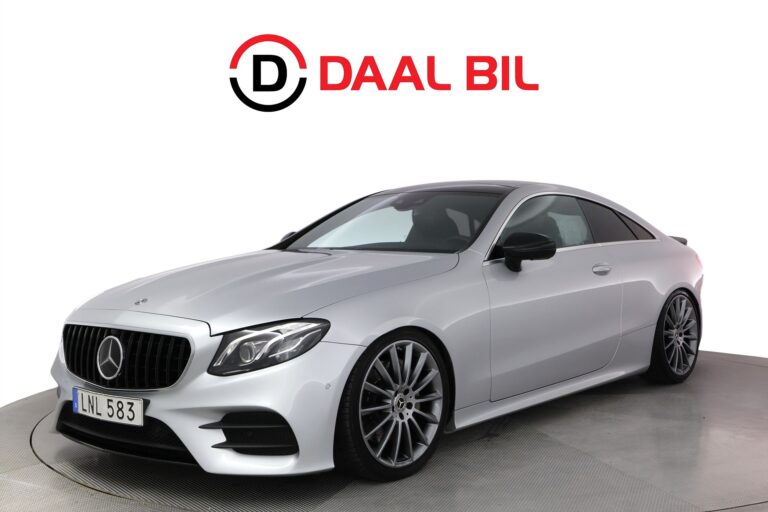 Mercedes-Benz E300 COUPÉ 245HK AMG P-VÄRM 360° BURMESTER® HUD