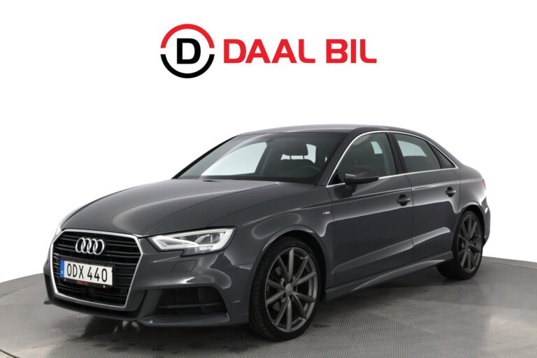 Audi A3 SEDAN 2.0 TDI S-TRONIC 150HK S-LINE COCKPIT NAVI NFC