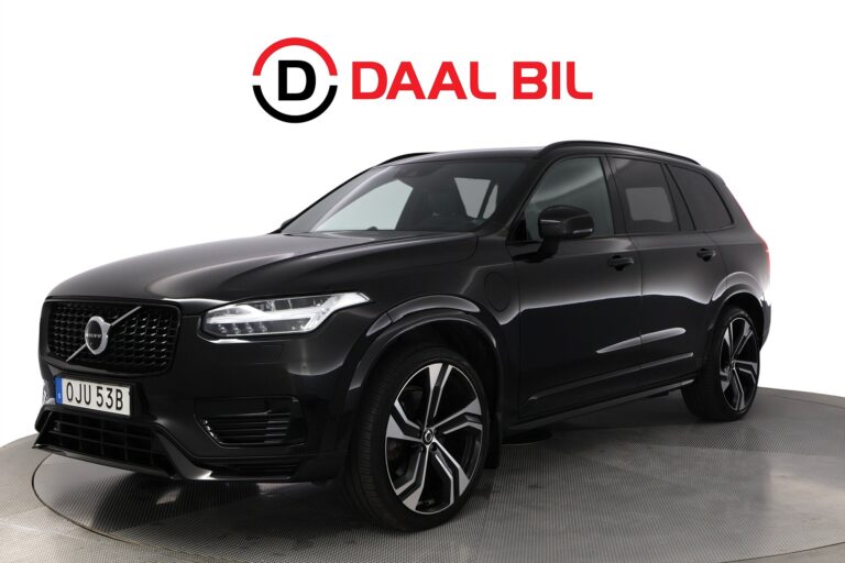 Volvo XC90 RECHARGE T8 AWD 18,8 kWh 456HK R-DESIGN 7-SITS B&W PANO