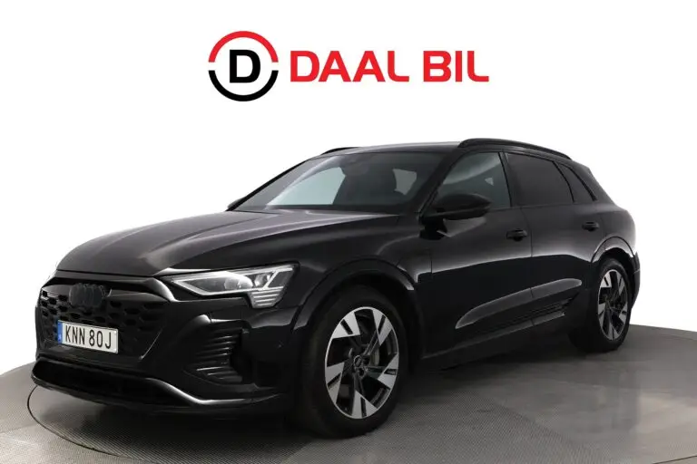 Audi Q8 e-tron QUATTRO 114kWh 408HK S-LINE B&O® PANO LUFTFJÄD DRAG