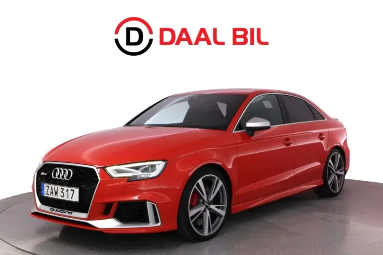 Audi RS3 SEDAN 2.5 TFSI QUATTRO 400HK COCKPIT B&O® B-KAMERA NAVI