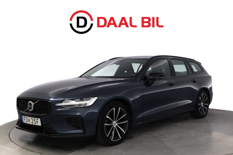 Volvo V60 RECHARGE T6 AWD 350HK PLUS DARK B-KAM NAVI LÄDER VÄRM