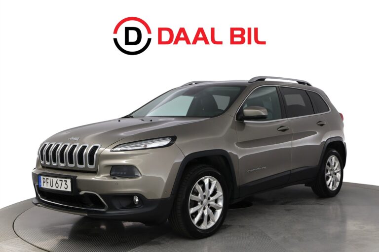 Jeep Cherokee 2.2 CRD 4WD 200HK B-KAMERA NAVIGATOR BI-XENON LÄDER